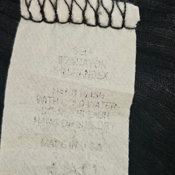 Black Open Shoulder Blouse Size Large - Picture 4 of 5